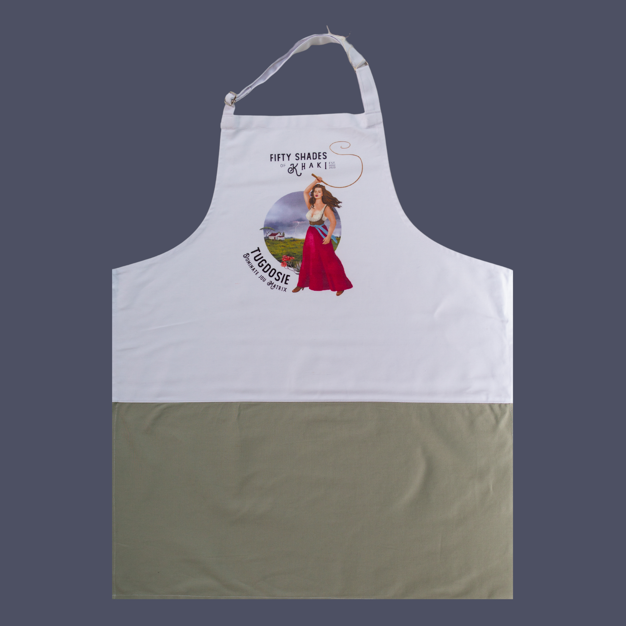 CRACK THE WHIP - apron Donna Maytricks